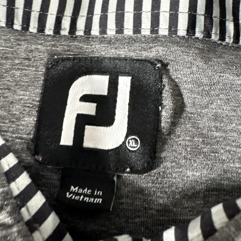 FootJoy Polo Shirts Mens XL Grey Performance Golf Stretch Lightweight